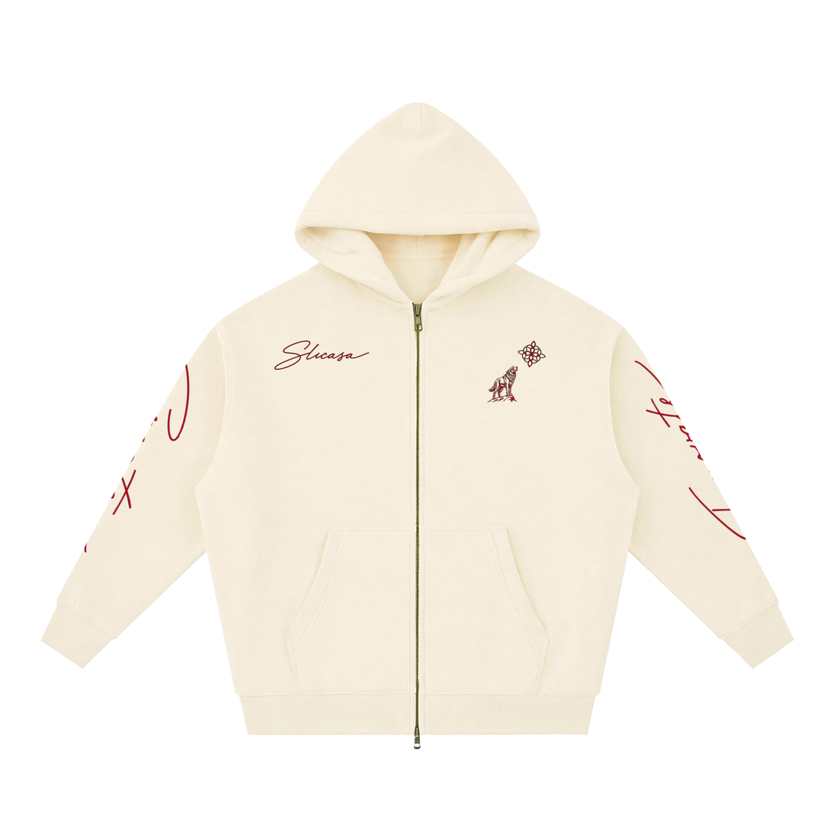 SLICASA Zip Boxy Hoodie