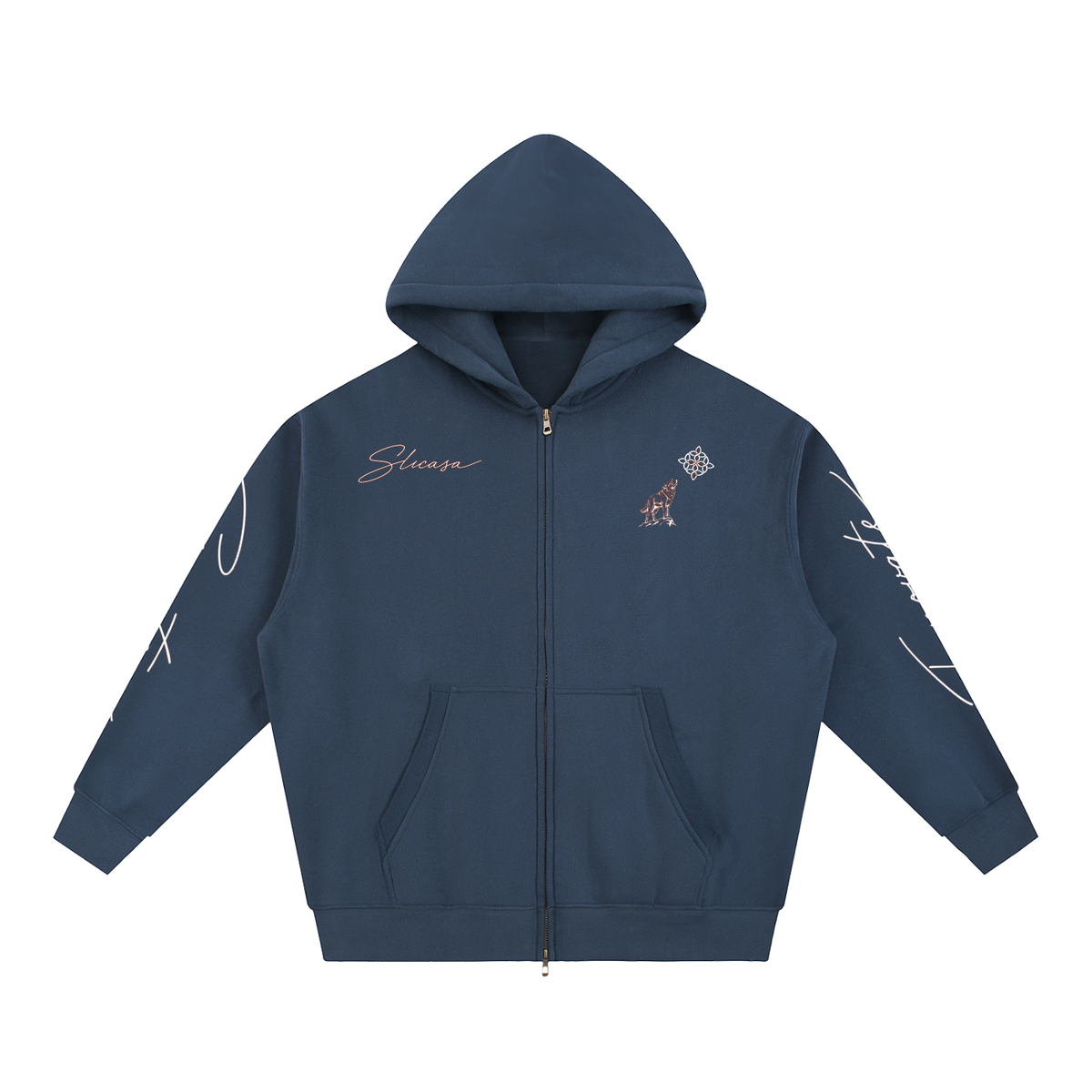 SLICASA Zip Boxy Hoodie