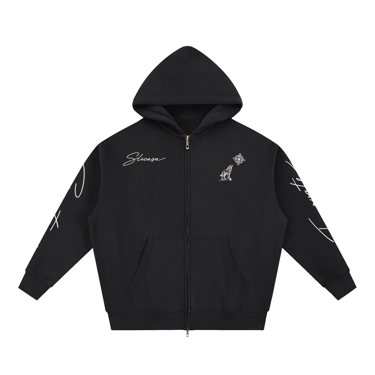 SLICASA Zip Boxy Hoodie