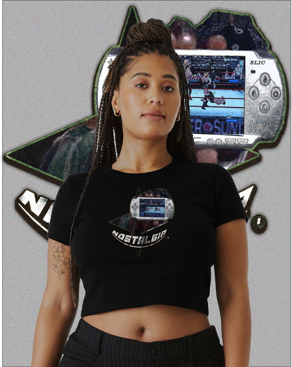 WWE NOSTALGIA Baby Tee