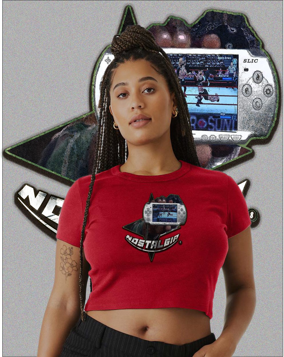 WWE NOSTALGIA Baby Tee