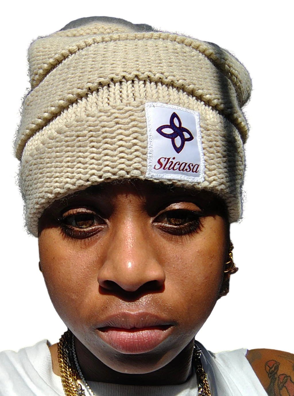 Sandstone Scrunch Beanie
