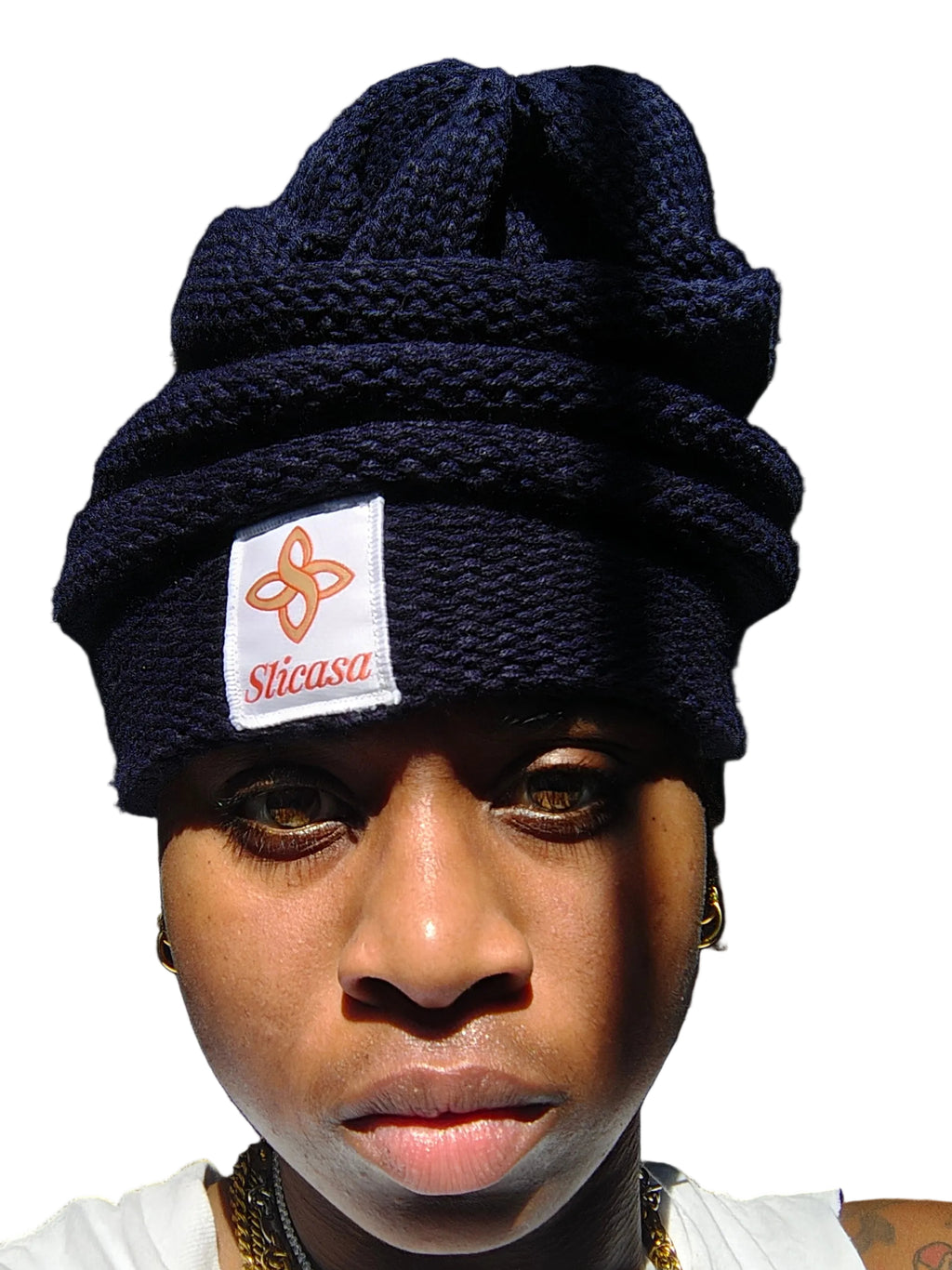 Midnight Scrunch Beanie