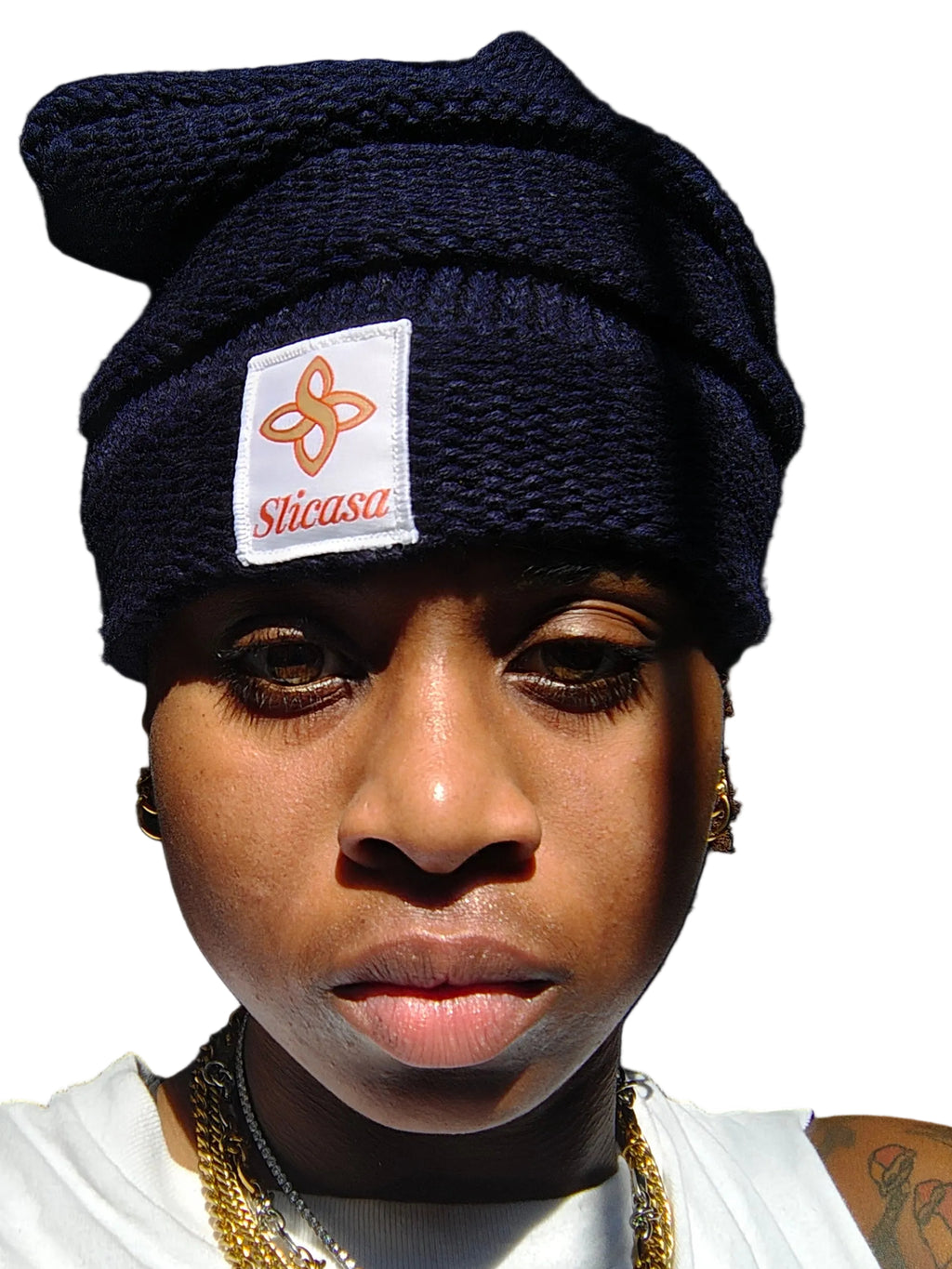 Midnight Scrunch Beanie